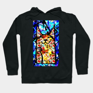 cat splash paint 1 Hoodie